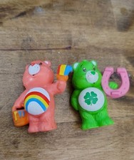 Vtg Care Bears Lot of 2 Poseable Figures 1983 Kenner PVC