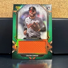 2024 Topps Triple Threads Baseball Colton Cowser #SJR-COW2 RC Jumbo Jersey /27