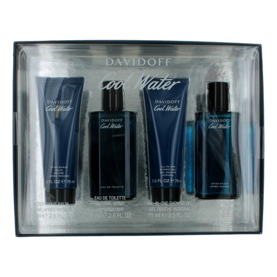 #ad #ad Cool Water by Davidoff 4 Piece Gift Set for Men $34.35