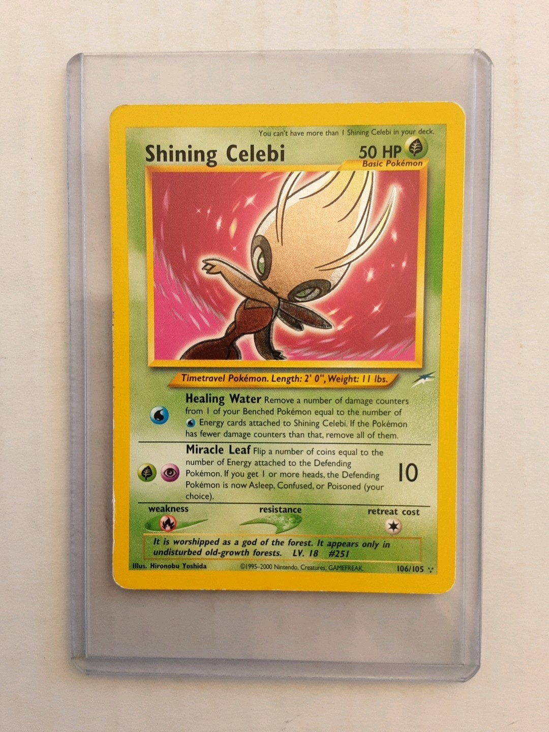 Pokemon - Shining Celebi 106/105 Neo Destiny-Unlimited Edition Holographic