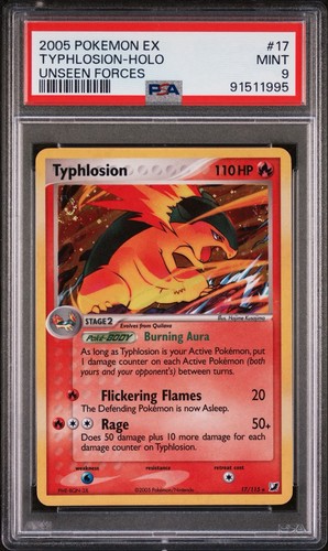 Typhlosion graded PSA 9 for sale on eBay