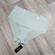 Frederick's of Hollywood Light Green/Blue Shimmer High Waisted Panties Size L