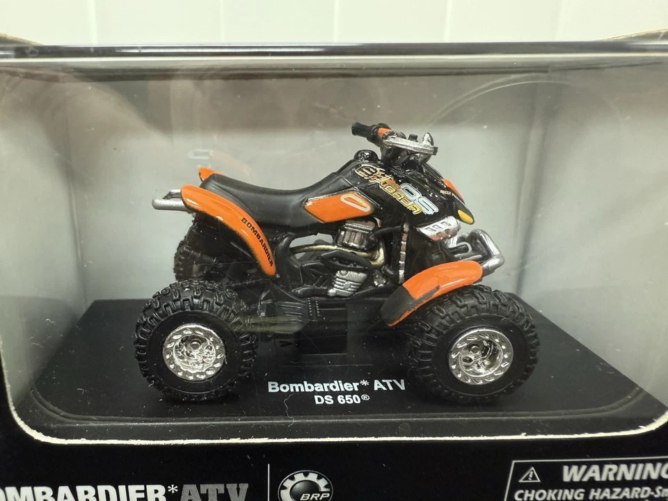 NewRay Bombardier DS650 ATV Quad, 1:32 Scale, Die Cast, Plastic Boxed In Case. - Image 2 of 4
