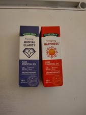 Set of Two Pure Essential Oil Aromatherapy Oils