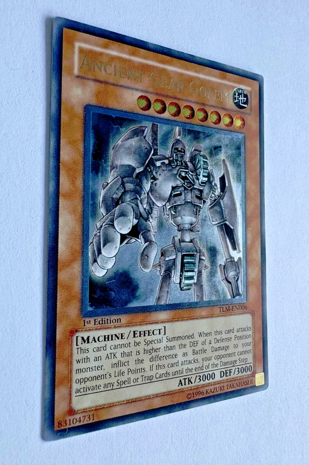 Yugioh Ancient Gear Golem 1ª Edición Ultimate Raro TLM-EN00 LP Foto 4 de 4