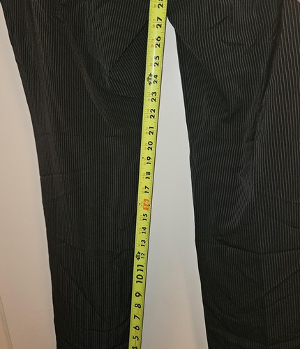 New York & Company Hose Damen 18 schwarz Nadelstreifen Stretch elegante Karriere Hose - Bild 9 von 12