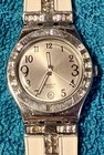 Limited Swatch Irony Fancy Me White Rubber Crystals Women Watch YLS430 — photo 4