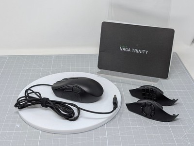 Razer Naga Trinity Wired Gaming Mouse RZ01-0241 with 3 Side Plates TESTED