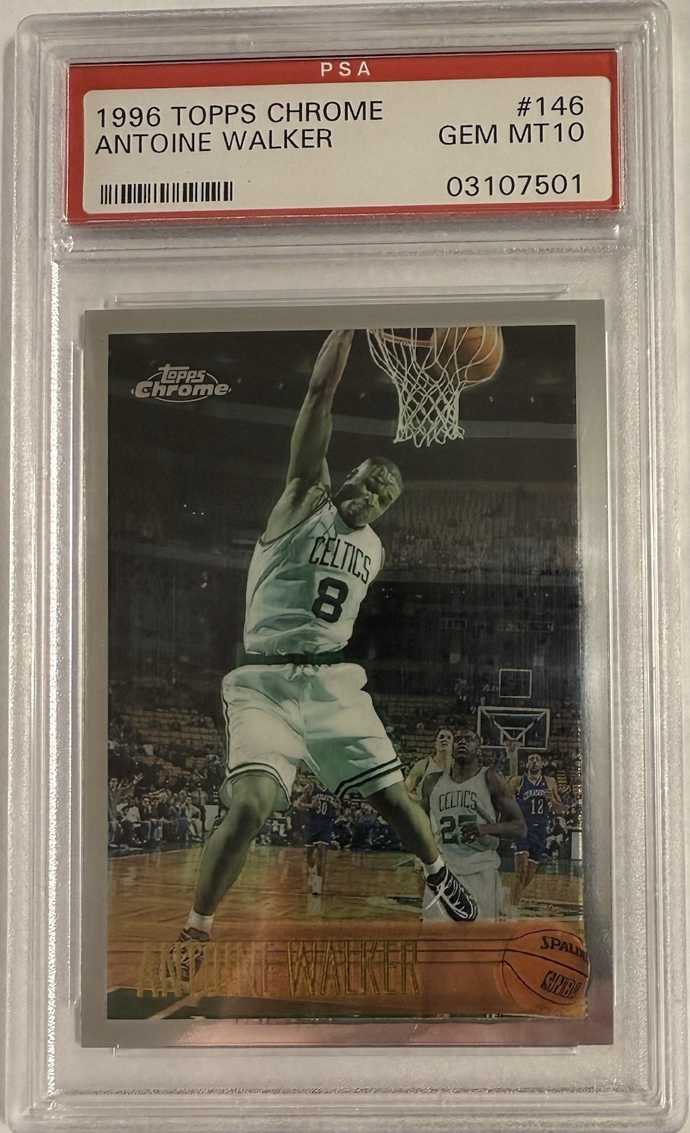 1996-97 Topps Chrome Antoine Walker #146 PSA 10 GEM MT Rookie RC Boston Celtics