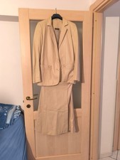 completo donna giacca / gonna in pelle