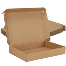 12x9x2 Inches Shipping Boxes Pack of 20, Small Corrugated Cardboard Box for M...