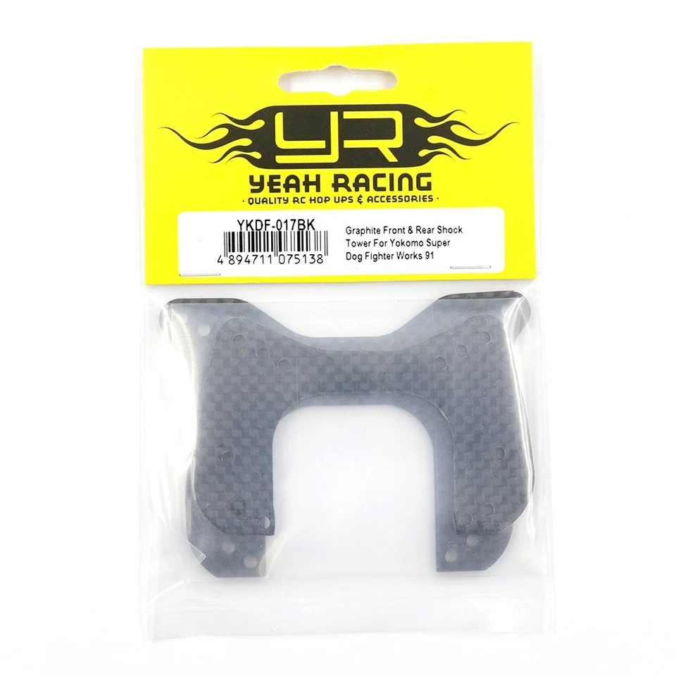 Torre de choque Yeah Racing YKDF-017BK grafito F/R: Yokomo Super Dog Fighter funciona Foto 4 de 4