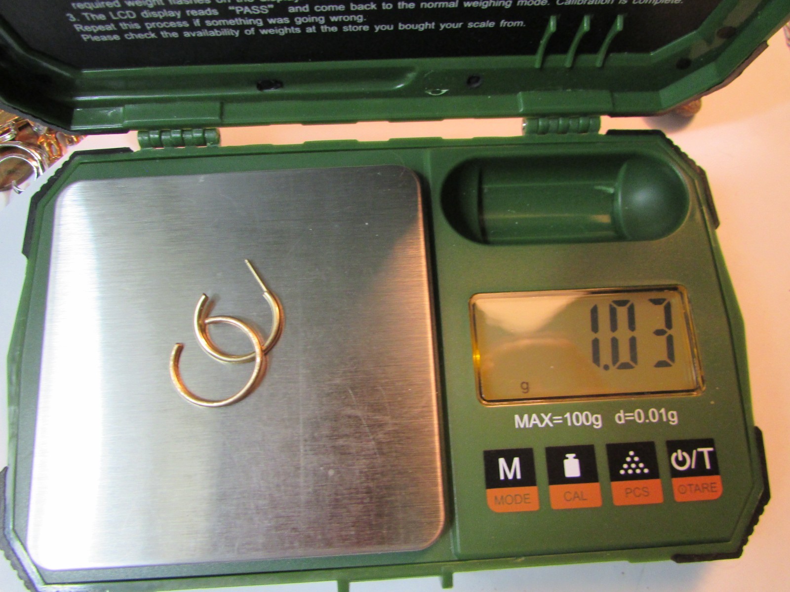 Vintage 10K Solid White + 14K Solid Gold Scrap Lo… - image 10