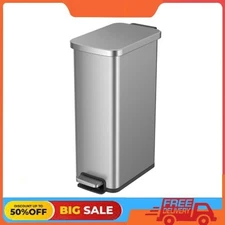 Better Homes & Gardens Kitchen Trash Can 7.9Gal Stainless Steel Step Garbage Bin