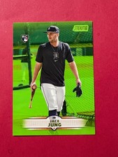 2025 Topps Stadium Club Jace Jung RC #47 Lime Green Parallel