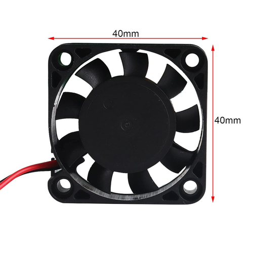 4Pcs 3D Printer Fan 12V, 40Mm 12 Volt Fan 0.08A DC Mini Quiet Coolin - Afbeelding 8 van 12