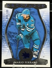Mario Ferraro 2023-24 Upper Deck Artifacts #82 - Royal Blue 190/199 - Sharks