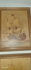 Set Of 4 GORDON GRANT Viking Ship CLIPPER Sailing VINTAGE FRAMED PRINTS — photo 4