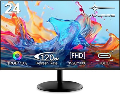 Hochleistungs-Monitor 24 Zoll 1920x1080 Full-HD Adaptive-Sync Blaulichtfilter