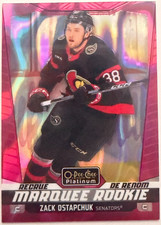 2024-25 O-Pee-Chee Platinum Hockey Marquee Rookie Zack Ostapchuk Pink Magma