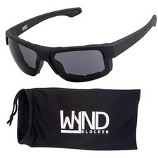 Nova Motorcycle Riding Glasses Extreme Sports Wrap Dry Eye Black  Smoke