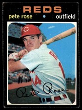 1971 Topps #100 Pete Rose Excellent+ Reds                 ID:177763