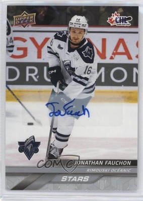 2024-25 Upper Deck CHL Stars Auto Jonathan Fauchon #341 Auto a0s