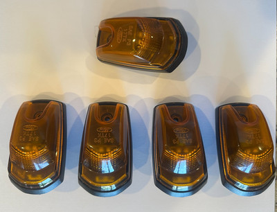5 OEM 17-22 Ford Super Duty LED Roof Marker Clearance Light Lamp Amber HC3Z1544E