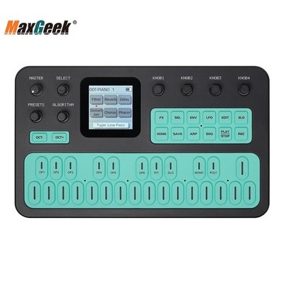 M-VAVE FM-1 Audio FM Synthesizer 3CH MIDI Built-in 6 Effects 3.5mm Stereo Output