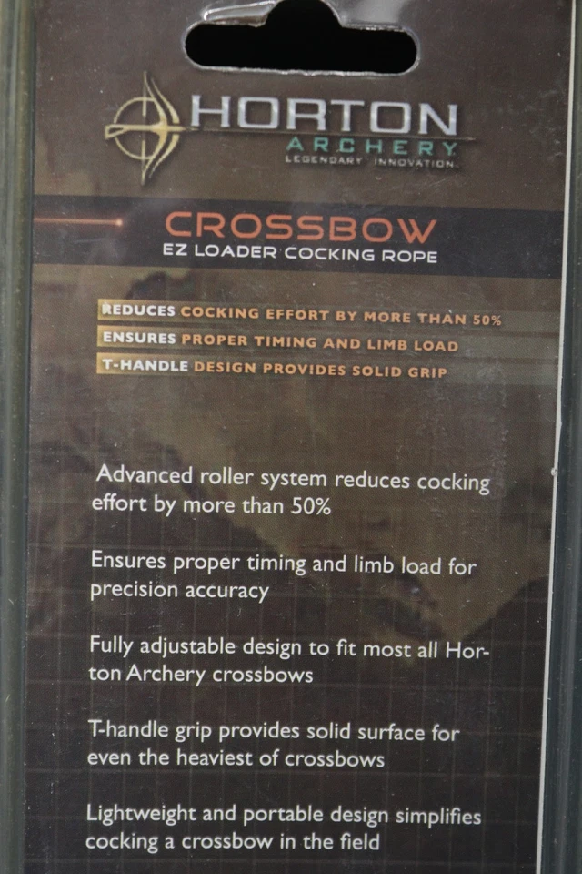 Dispositivo de amarre Horton Archery EZ Loader Ballesta Cuerda Foto 4 de 4