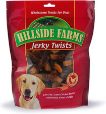 Chicken and Sweet Potato Premium Dog Treats, Jerky Twists, 32-Ounce
