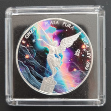 1 oz Silver Coin 2024 Mexico Libertad Starborn Edition Mintage 399