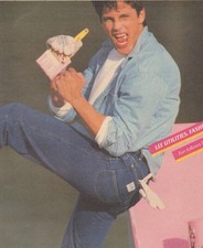 Vintage 1986 Lee Jeans Print Ad 80s Denim Uti...