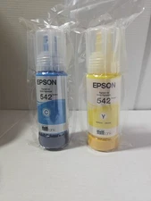Genuine Epson 542 Ink Bottle 2 Pack for ET-5150 ET-5850 ET-16500 ST-C8000 NEW 