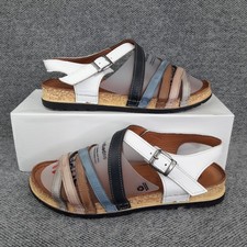 Pavers Womens Sandals UK 7 Flat Strappy Ladies Summer Holiday Shoes Size EUR 40