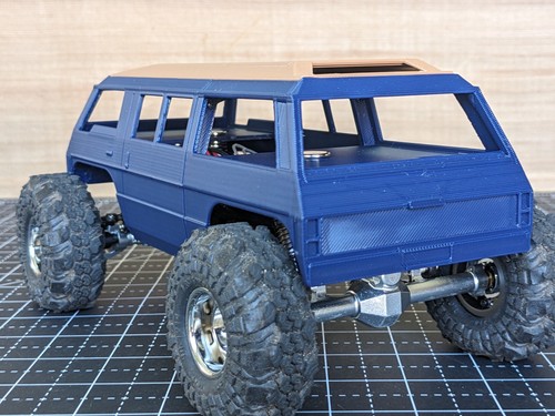 Axial SCX24 Delica Van 1/24 Scale Body 145mm (C-Bolt) RC Crawler Truck Overland - Picture 3 of 14