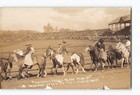 Pendleton Oregon OR RPPC Real Photo 1942 Grand Parade at the Round Up Rodeo — photo 1