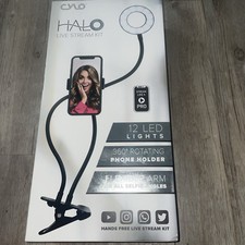 Cylo Halo LED Light Mount Kit  Stand For Camera Phone Selfie Video Live Stream