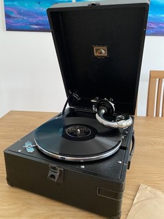 HMV 102 Portable Gramophone 1953 Limited Edition In Superb Working Condition