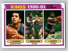 1981-82 Topps #54 Otis Birdsong / Reggie King / Phil Ford