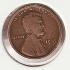 110 Year Old 1916 US Lincoln Wheat Penny Wartime Collection WWI Era War Coin USA