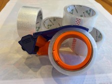 clear packing tape with dispenser