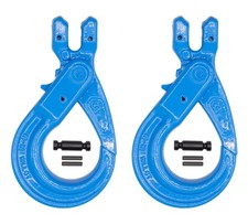 2PK 3/8" G100 Clevis Self-Locking Hook for 3/8" Lifting Chains, Wire Ropes