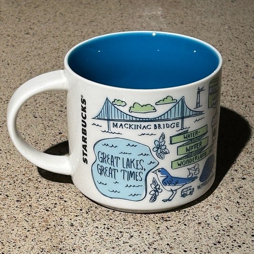 Starbucks Michigan Mug 14 oz Been There Series Ceramic 2022 - Picture 3 of 5