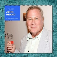 John Heard 2026 Wall Calendar 12-Month Celebrity Photo Calendar