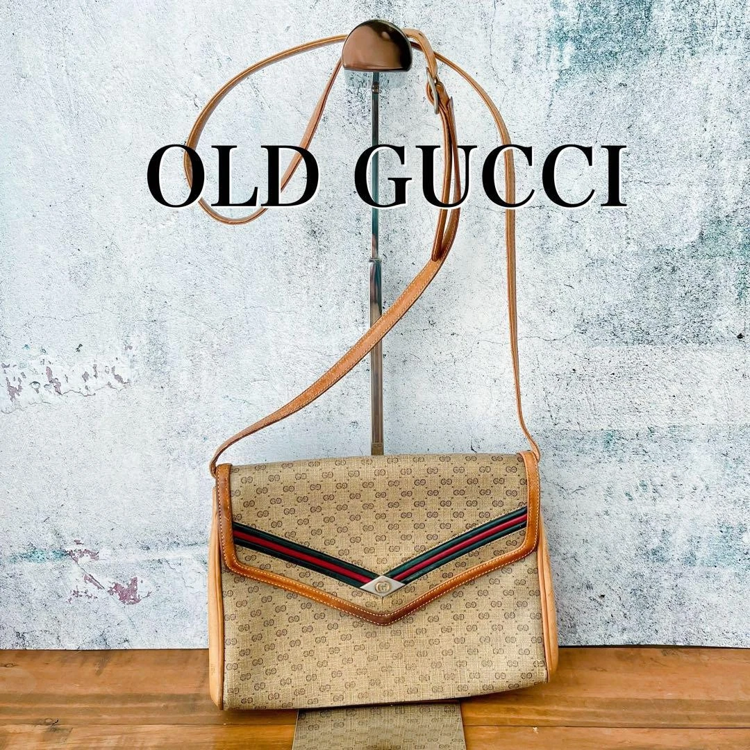 ✮✮ GUCCI Ancien sac à bandoulière Gucci Micro GG #PG5SUS