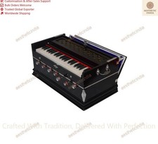 7 Stopper Double Bellows 39 Key 440Hz Long Sustain Harmonium With Bag