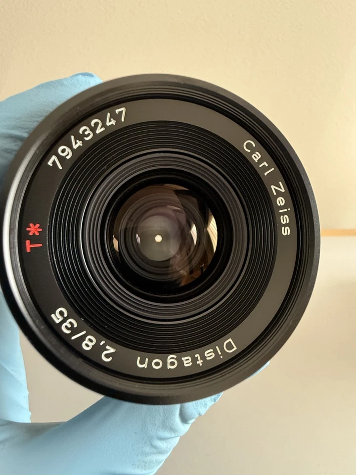 [MINT] Contax Carl Zeiss Distagon T* 35mm F/2.8 MMJ MF Lens C/Y Mount From JAPAN - Image 3 of 4