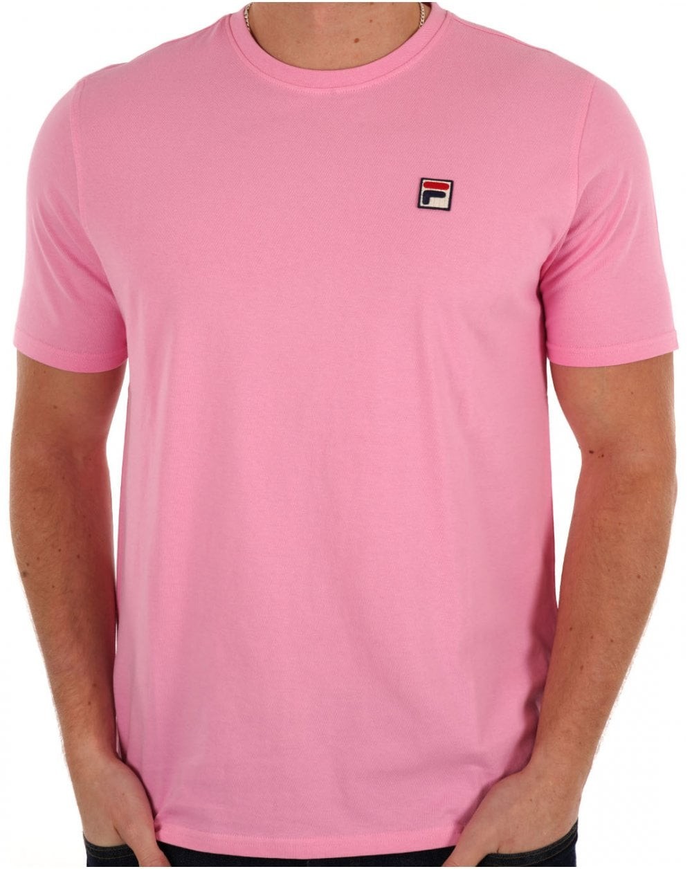 T shirt Fila vintage soleggiata rosa prisma