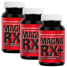 Magna RX+ Plus Doctor Aguilar's Original MagnaRX + Supplement 3 Month 180 ct